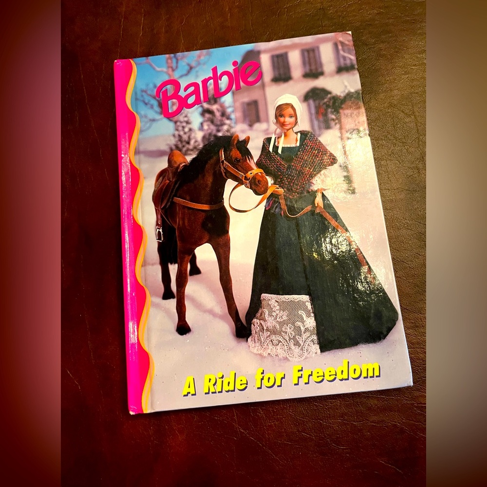 vintage ‘99 Barbie mattel Christmas book NWT